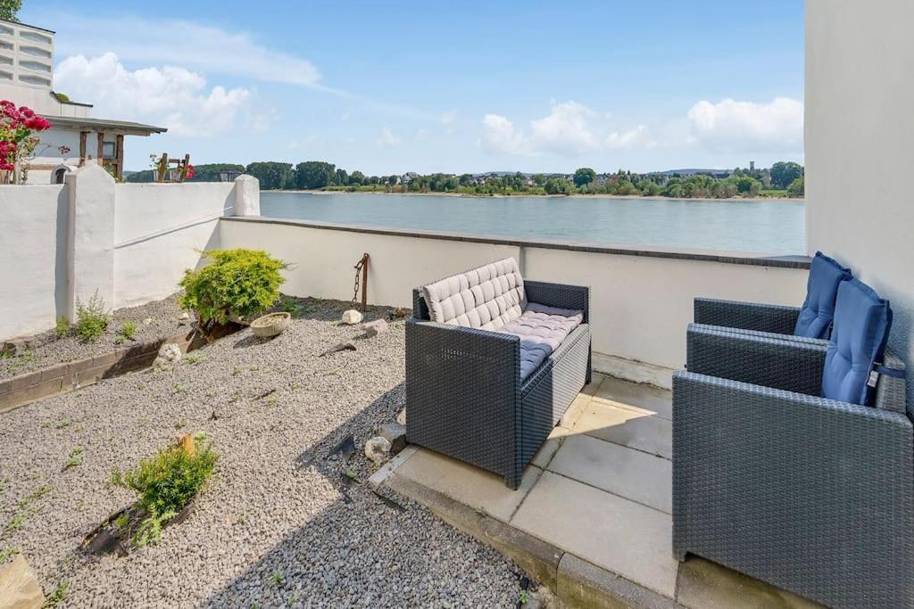 Tiny Apartment With Spacious Terrace On The Rhine Neuwied Kültér fotó